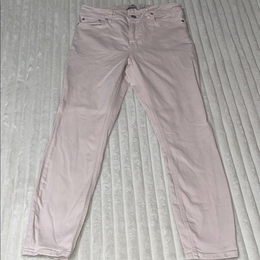 Vineyard Vines High Rise Skinny in Light Pink | Size 30